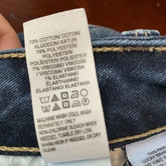 Lucky Brand Women’s Sasha Super Skinny Blue‎ Jeans Size 4/27 Distressed Stretch - Picture 7 of 10